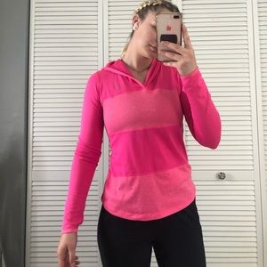 PINK NIKE RUNNING PULLOVER